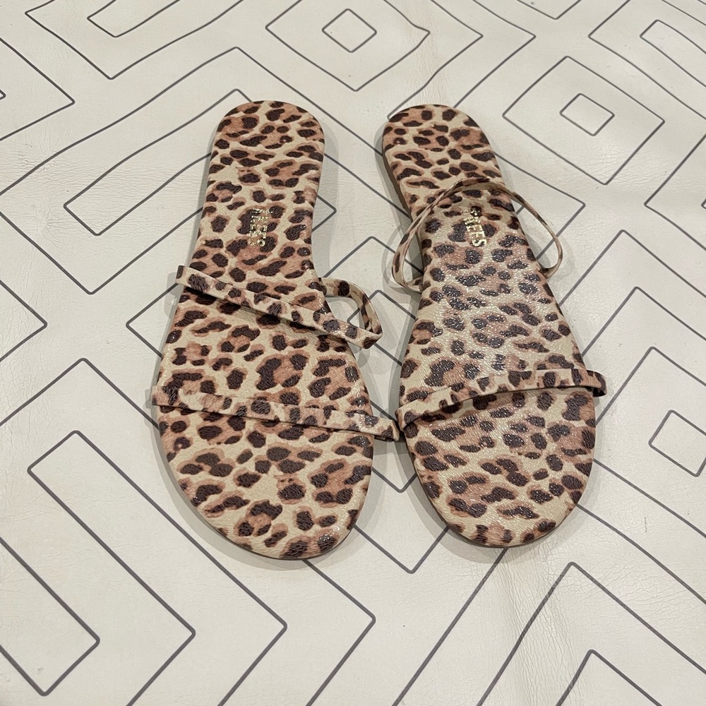 TKEES Cheetah Sandals